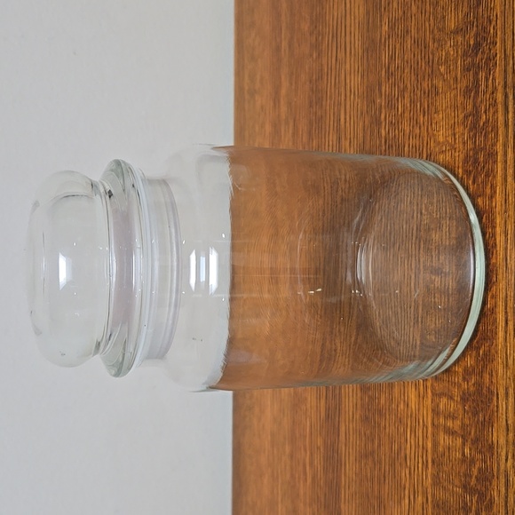Clear Glass Storage Jar with Lid - Picture 1 of 7